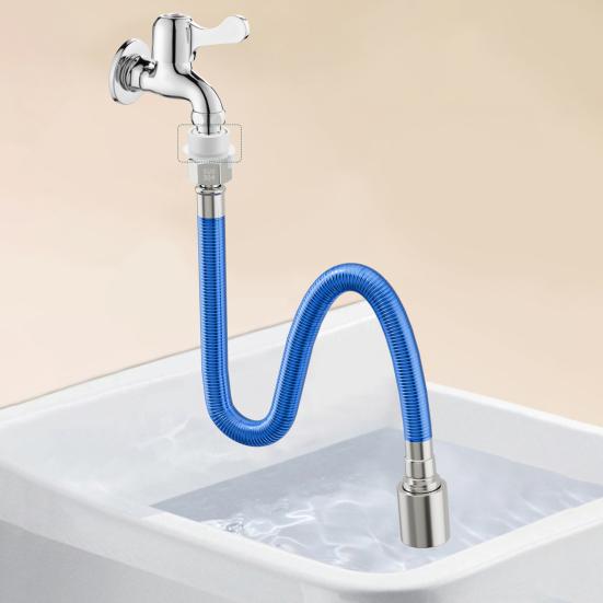 Вращающийся на 360 градусов удлинитель для смесителя Гибкая конструкция шланга Свободно изгибается Герметичный Универсальный Простота установки