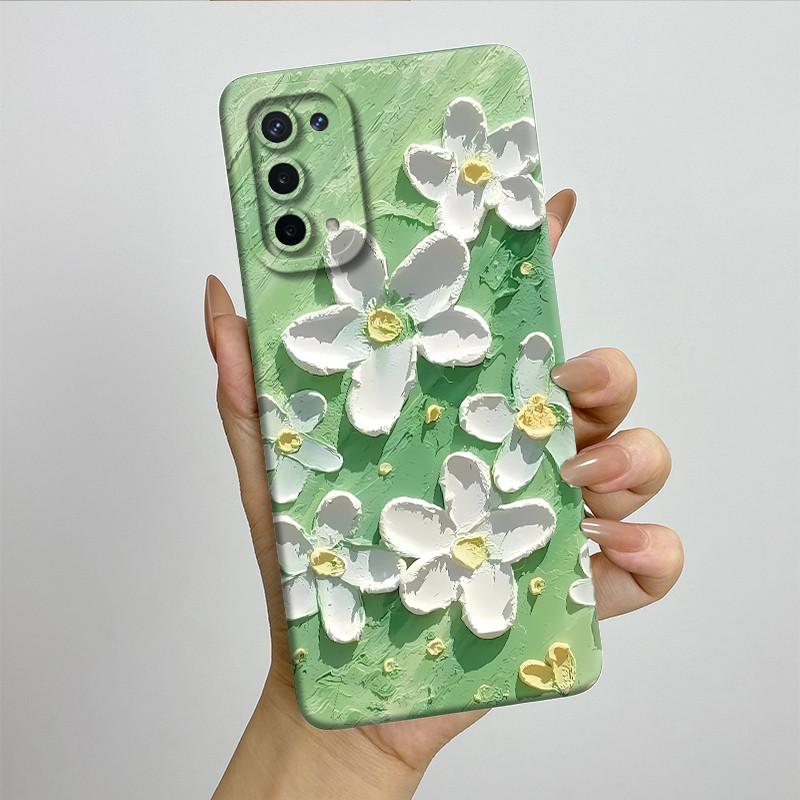 For OPPO A74 5G A54 5G Case A93 5G Capa Silicone Soft Phone Funda CPH2197 CPH2195 CPH2263 Painted Printed Protective Back Cover