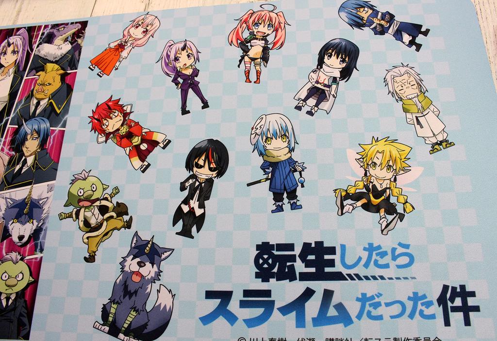 Настольный коврик Hatayama Shoji Тот раз, когда я переродился слизью Размер A: 30см х 60см