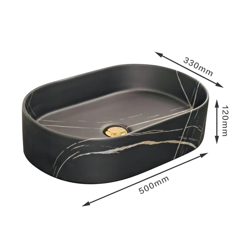 Bathroom Counter Top Ceramic Sink Rectangular Lavatory Porcelain Oval Wahsbasin