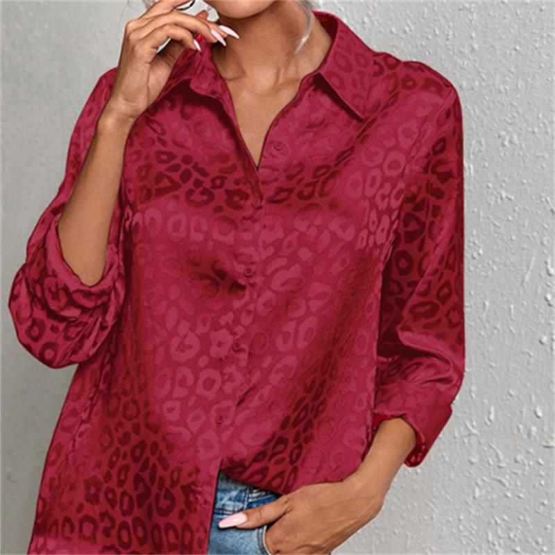 Blusas mujer de moda 2022, летний шифоновый шелковый топ с принтом, женские рубашки, женские рубашки, блузки, топы с длинным рукавом, шикарная женщина