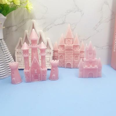 Силиконовая форма для мастики, в виде сказочного замка, для торта, шоколада, выпечки, декоративная глина, эпоксидная смола, гипс, декоративная форма