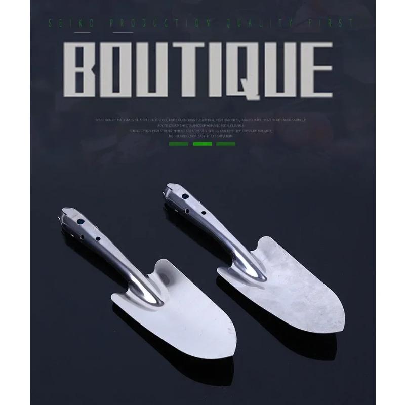 Нержавеющая сталь Маленькая лопатка Посадка цветов Садовые инструменты Посадка в горшок Садоводство Копание почвы Суккуленты Цветочная лопатка