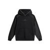 Li Ning Sports Lifestyle Series Color Block Hooded Pullover Sweatshirt Unisex Sweatshirt Black AWDU025-4