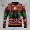2026 New Animal Christmas Tree Graphic Sweatshirts Funny Personality 3D Printed Ugly Christmas Sweater Casual Oversized Tops