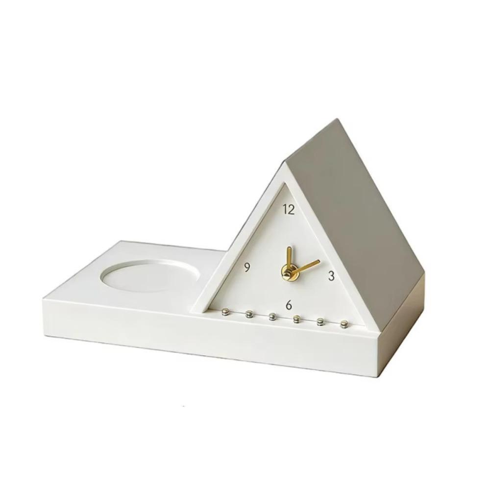 Non-Ticking Book Rest Clock with Light Bedside Table Clock Creative Silent Wall Clock  Bedside