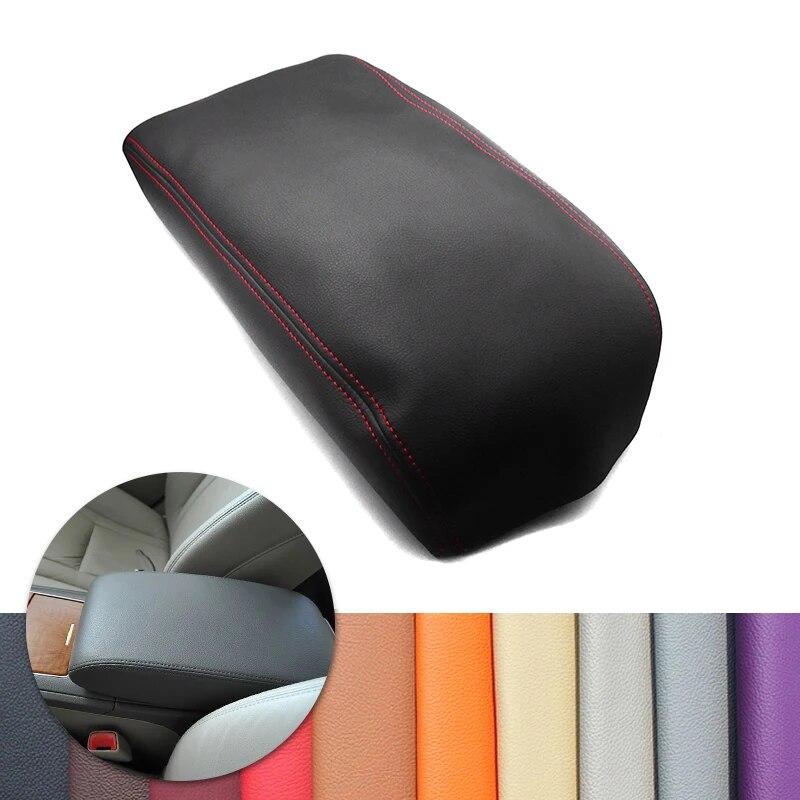 Для Toyota Camry 2006 2007 2008 2009 2010 2011 салон автомобиля центральная консоль подлокотник коробка кожаный чехол из микрофибры Декор