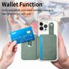 Fashion Phone Stick On Card Holder Multifunctional Magnetic Closure Phone Mount Wallet Large Capacity Phone Credit Card Sleeve