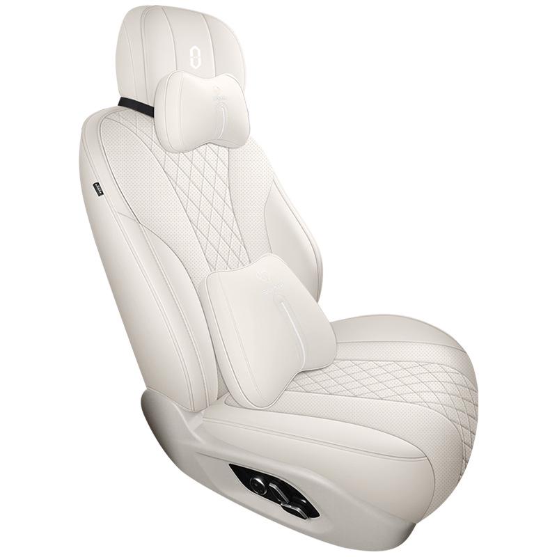 Чехол для автомобильного сиденья AITO M7: Дышащий, Перфорированный, Универсальный размер для 5/6 сидений - Все сезоны