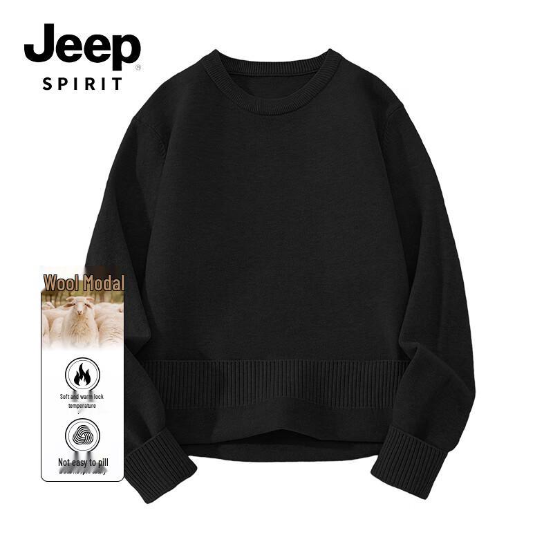 JEEP SPIRIT Men's Winter Warm Wool Blend Pullover Sweater