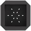 Smoke Free Fire Pit Black 58 x 58 x 51 cm