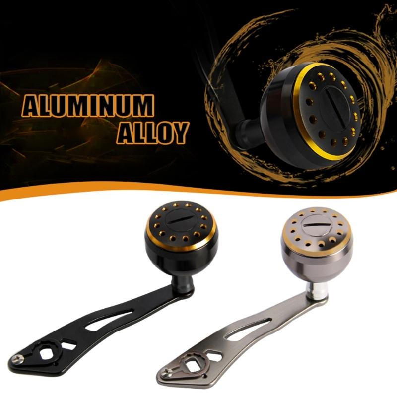 Рукоятка рыболовной катушки силовая рукоятка байткастинговая металлическая ручка джиггинговая рукоятка с фитингом запасная часть для низкопрофильной катушки
