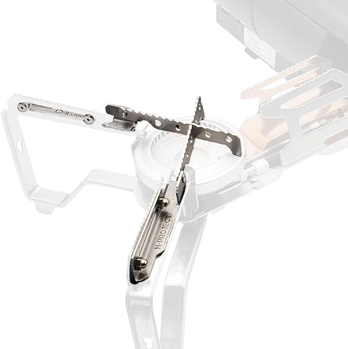 N-Project Trivet Extension for Snow Peak HOME & CAMP GS-600 Burner [Made In Japan] (Burner Sold Separately)