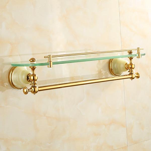 Набор аксессуаров для ванной комнаты Tuqiu, золотая полка для ванной, вешалка для полотенец, держатель для бумаги, держатель для туалетной щетки, набор аксессуаров для ванной