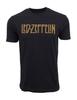 Футболка с логотипом LED ZEPPELIN ZOSO ЗОЛОТАЯ Унисекс