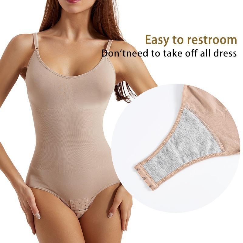 Postpartum Buttock-Lifting Seamless Shaper Women's Bodysuit with Straps for Tummy Control and Figure Sculpting