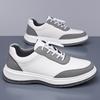 Sneakers 2025 New Trend Leather Light Soft Sole Soft Surface Casual Shoes Men's Students Running Outdoor Men's Shoes