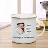 Christmas Print Enamel Mug Creative Coffee Cup Cupshe Drinkware Unusual Tea Cup Mugs Coffee Cups Personalized Gift Beer Travel