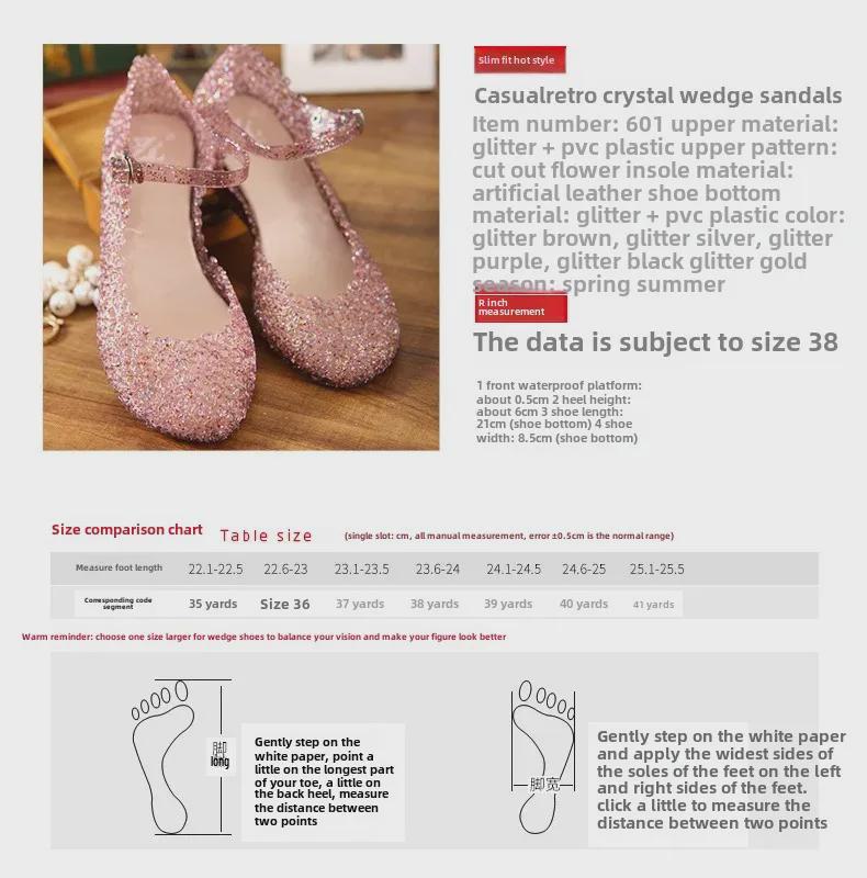 Женские летние пляжные босоножки на высоком каблуке с полой танкеткой - Стиль Square Dance