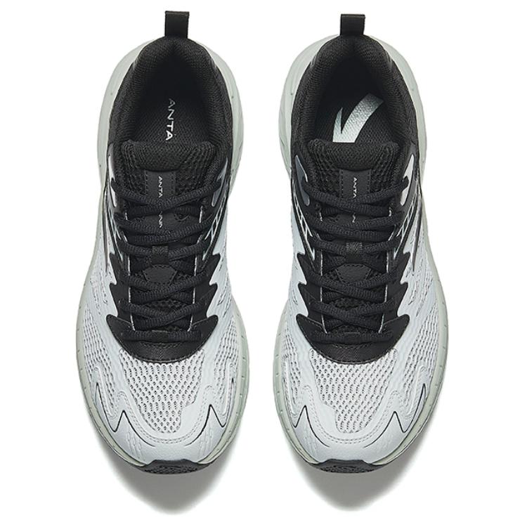 Anta AT2000 Retro Casual Shock Absorbing Non-Slip Low-Top Running Shoes Men Sneaker Gray Black 912435508-4