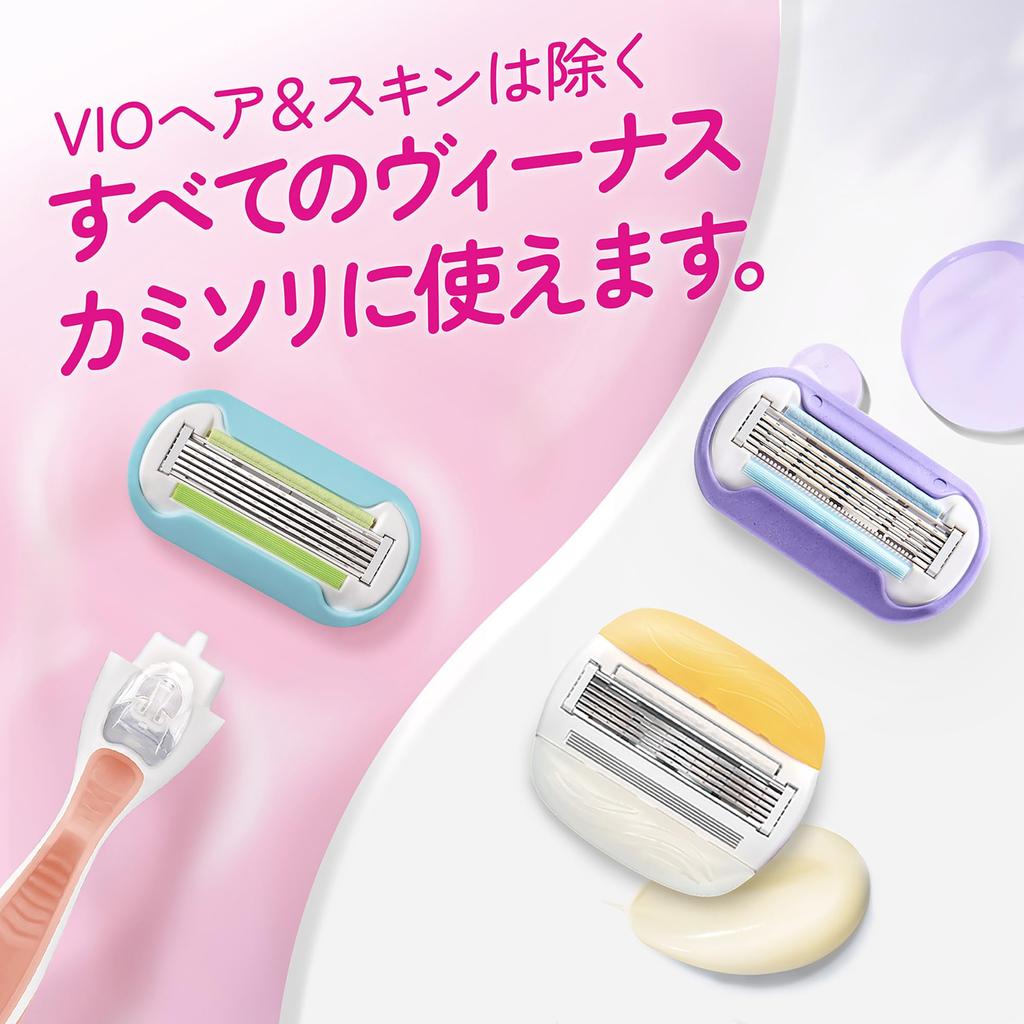 Gillette Venus VENUS Бритва для женщин Для гладкой кожи Сменные лезвия Embrace (Венера) - - (3 куска) -