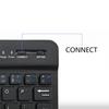 Портативная мини-7-дюймовая 9-дюймовая 10-дюймовая беспроводная Bluetooth-клавиатура для ноутбука, планшета, смартфона для iPad, поддержка IOS Android