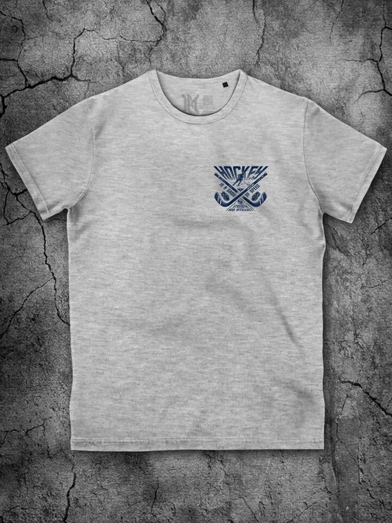 Men's pistachio cotton T-shirt with print and lettering