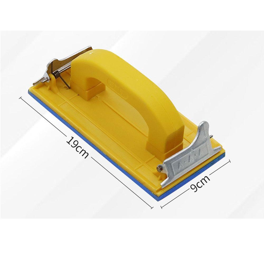 АБС Наждачная шина с ручкой Стойка для наждачной бумаги Полировальная ручная шлифовальная машинка Дом