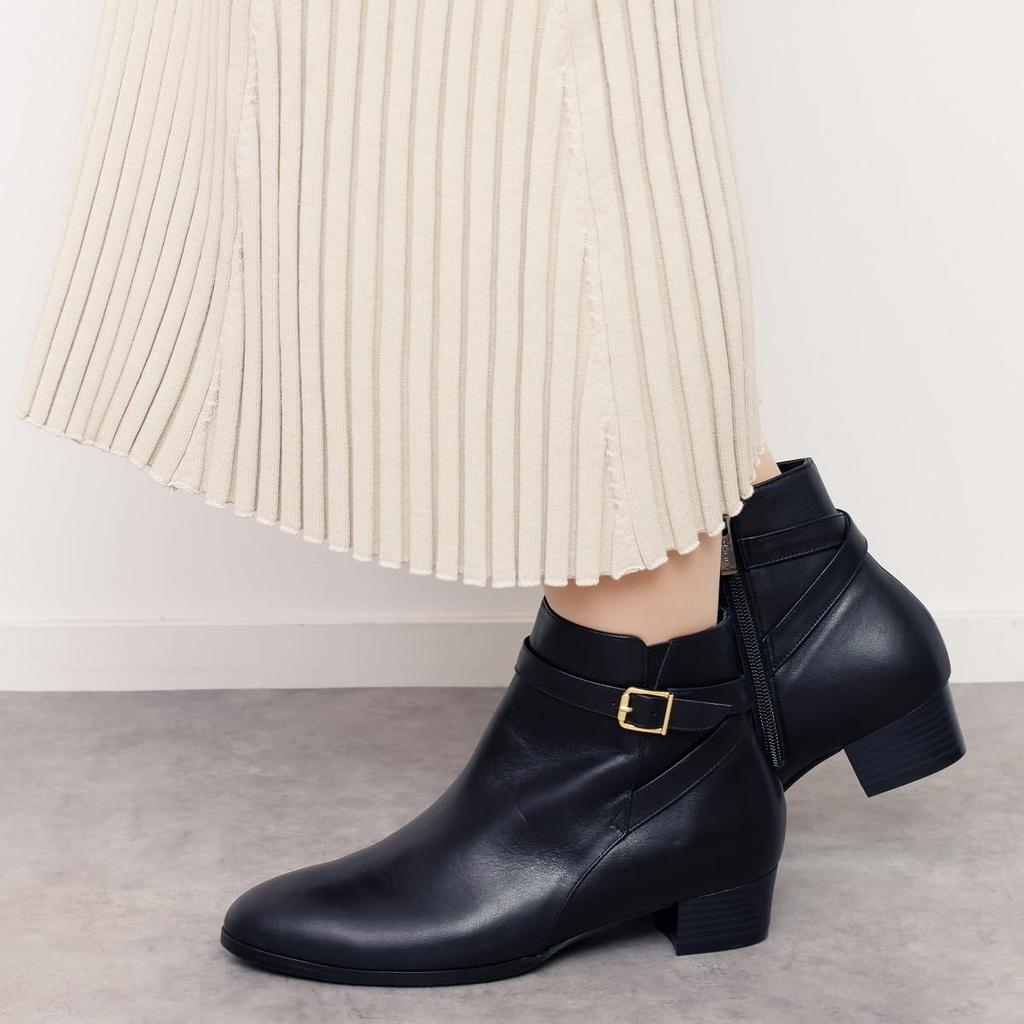 Himiko Belt Design Boots/633403 Black 225