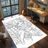 My Hero Academia Large Gamer Rug Non Slip Washable Area Mat Bedroom Home Floor Decor