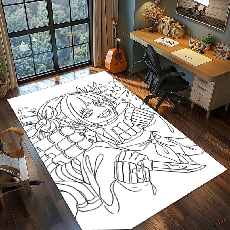 My Hero Academia Large Gamer Rug Non Slip Washable Area Mat Bedroom Home Floor Decor