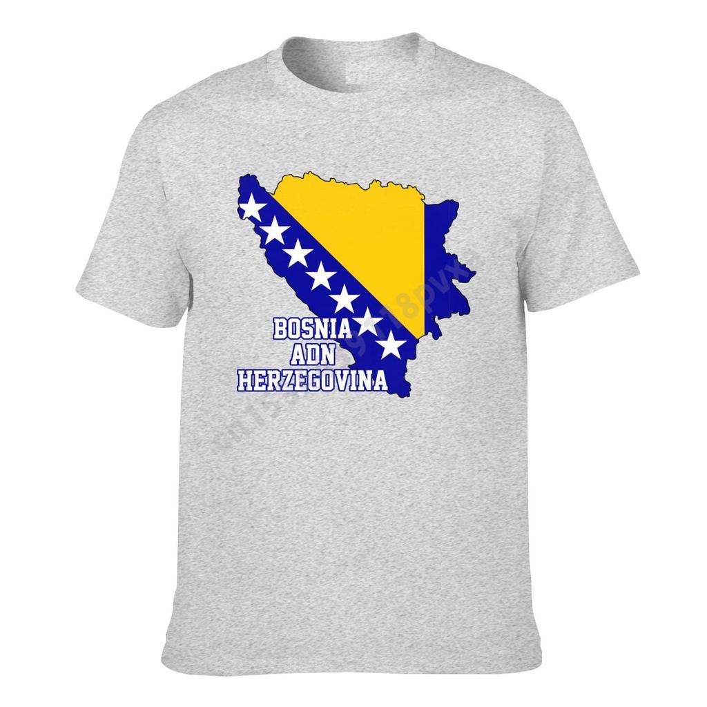 Bosnia And Herzegovina Flag Country Map ITS IN MY DNA Men Women Tshirt Boys Tees T Shirt Hip Hop Tshirts XS5XL 100 Cotton