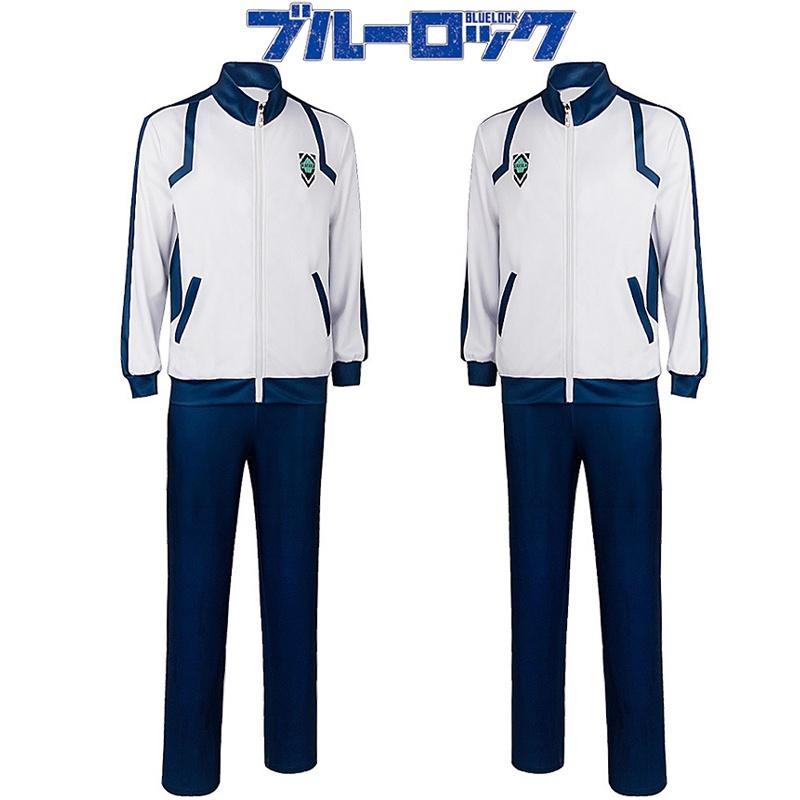 Bluelock Cosplay Outfit Polyester Fiber Fabric And Spandex Material For Comfort And Flexibility