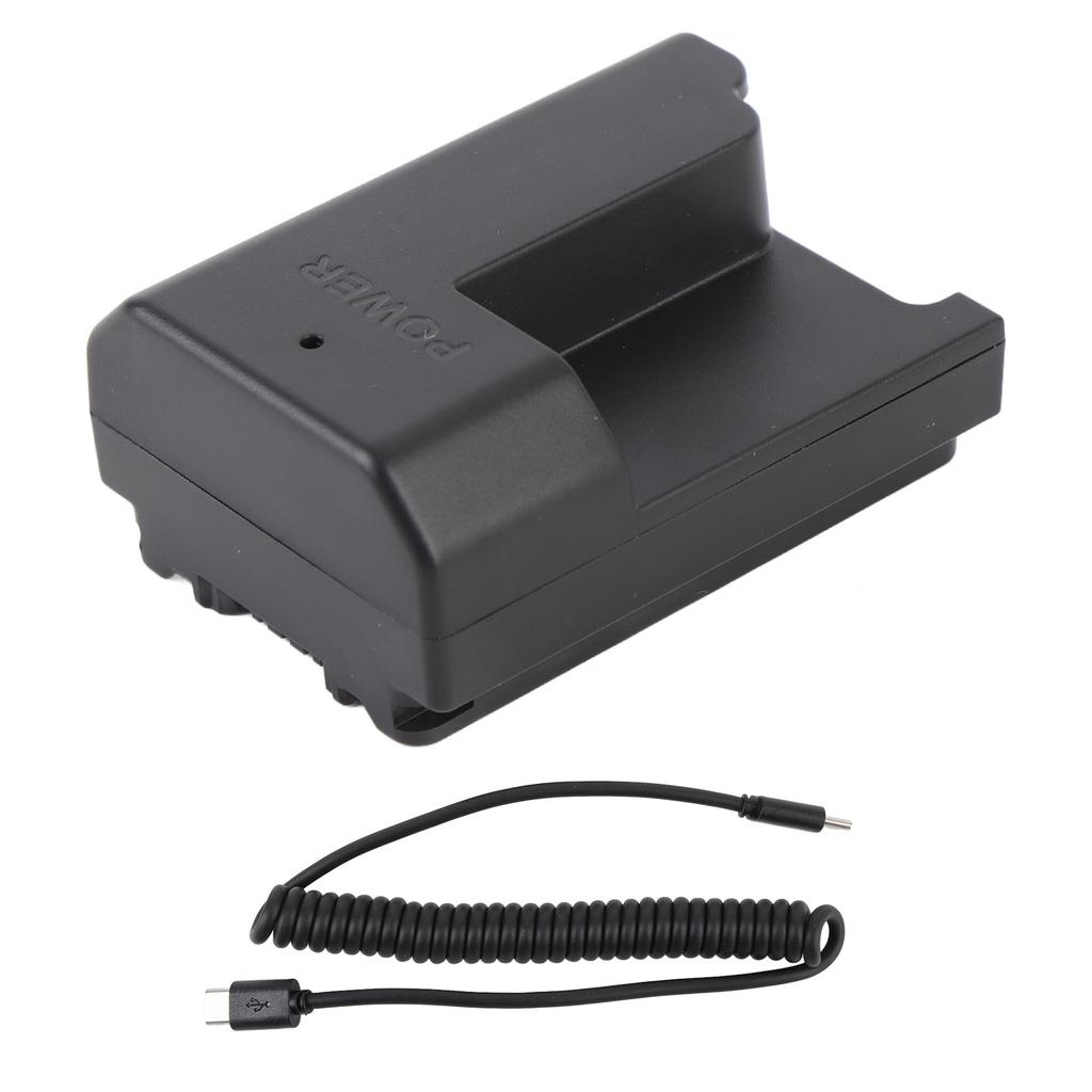 Кабель питания USB C с разъемом Type C на муляж аккумулятора для NP FZ100 с утолщенным медным сердечником для A7M4 M3