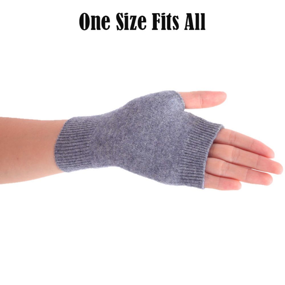 Wrist Length Winter Gloves Warm Knitted Wool Gloves Fashion Cashmere Gloves Unisex