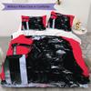 Berserk Pattern Bedding,Quilt Set Quilt Cover Pillowcase Home Birthday Gift(1 * duvet cover + 2 * pillowcase, without core)_lx