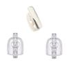 3/5Pcs Bling Hip Hop Teeth Grillz Punk Single Clips Grillz Single Dental Braces  Party