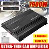 12V 7900W Car Amplifier Multichannel Powerful Car Audio Subwoofer Aluminum Alloy Vehicle Power Stereo Amp Sound