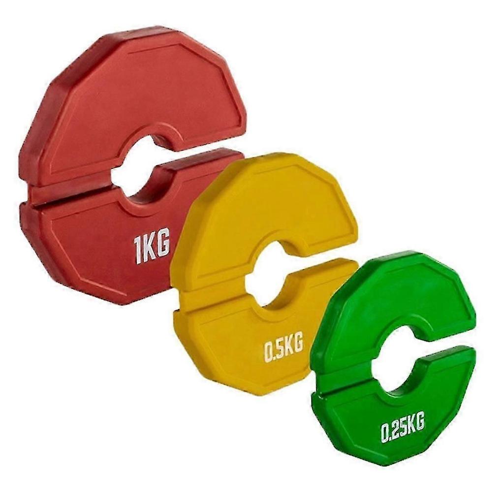 1Pcs Gym Micro-Type Plates Dumbbell Fractional Weight Plate Rubber Fractional Weight Plates Add-on