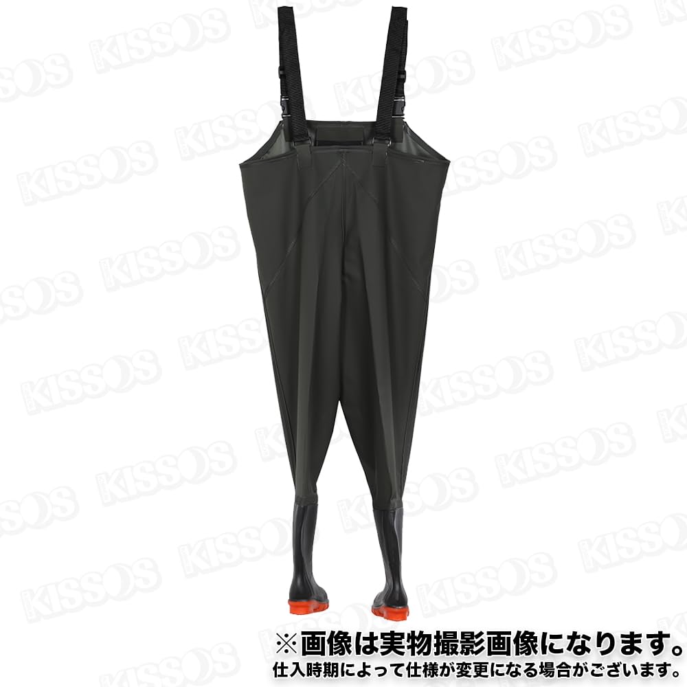 KISSOS Ботинки Chest Long с костюмом для зимней рыбалки, высокие, амфибийные, торс, сапоги, рыбалка, фермерство, удаление, уборка, рыбалка, унисекс, (27,0 см)