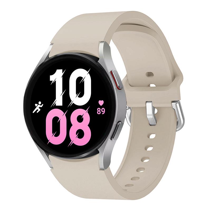 Ремешок для Samsung Galaxy Watch 6, 5, 4, 44 мм, 40 мм/4, классический браслет 46 мм, 42 мм, силиконовый браслет 20 мм, браслет Galaxy Watch 5 pro, 45 мм