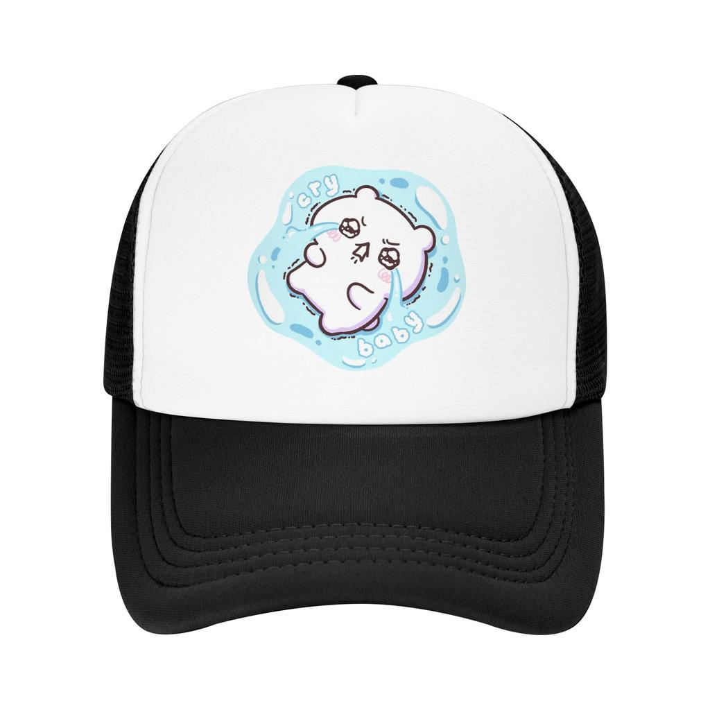 Adult Chiikawas Cryba Trucker Hat Fashion Mesh Baseball Caps Snapback Caps Dad Hat Sun Caps Adjustable Trucker Cap Summer