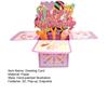 С днем рождения Pop-Up Card 3D Подарочная коробка на день рождения для женщин и мужчин Складная