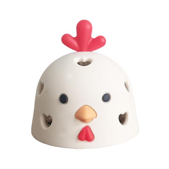 Силиконовая щетка для яиц в форме цыпленка, мягкая щетина, очиститель для яиц курицы, птицы, ручной очиститель для яиц, пятновыводитель, инструмент для мытья скруббера