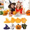 4-piece Halloween Cookie Mold Set, Diy Cake Decoration Baking Mold Set Cookie Fondant Cutting Mold