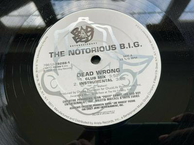 12-дюймовая пластинка NOTORIOUS B.I.G. - Абсолютно неправ BBDP9288 Bad Boy Enterta 1999 США Рэп и хип-хоп/R&B Б/у
