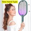 Electric 3in1 Insect Racket Swatter Zapper USB Rechargeable Mosquito Swatter Kill Fly Zapper Killer Trap