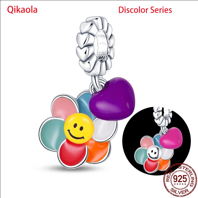 Original 100% sS925 Sterling Silver Luminous Octopus Ocean Series Charms Fit Bracelet DIY Beads Ms Jewelry Gift New In