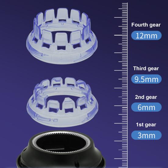 Electric Hair Clipper LED Display Rechargeable Cordless Hair Trimmer for Men 360 Degrees Flexible Cutter Self-Haircut Shortcut Kit