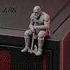 Коллекционная статуэтка воина, напечатанная на 3D-принтере, Фигурка из скандинавской мифологии с оружием для украшения комнаты, Орнамент для дома, офиса, игровая статуэтка